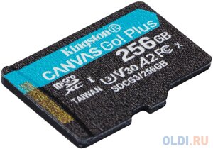 Карта памяти micro SDXC 256gb kingston canvas go plus UHS-I U3 A2 (170/90 MB/s) SDCG3/256GBSP