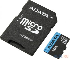 Карта памяти microsdhc 32gb A-data premier AUSDH32GUICL10A1-RA1