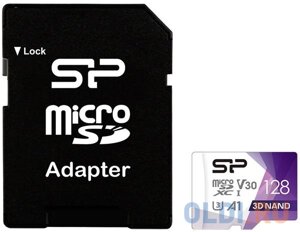 Карта памяти microsdxc 128gb silicon power SP128gbstxdu3V20AB