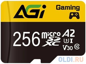 Карта памяти microSDXC 256 ГбGb AGI TF138 + SD адаптер