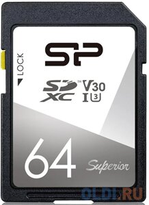 Карта памяти SD 64gb silicon power SP064gbsdxcv3V10