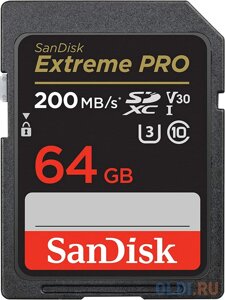 Карта памяти SD XC 64gb sandisk extreme pro (sdsdxxu-064G-GN4in)