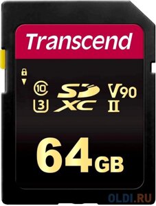 Карта памяти SD XC 64gb transcend TS64GSDC700S