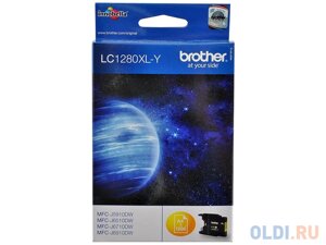 Картридж Brother Bro-LC1280XLY 1200стр Желтый