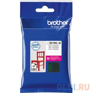 Картридж Brother LC3619XLM 1500стр Пурпурный