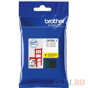 Картридж Brother LC3619XLY 1500стр Желтый