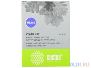 Картридж Cactus CS-ML182 для OKI ML-182/192/280/320/390 черный 2000000 знаков