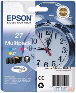 Картридж Epson C13T27124022 1100стр Голубой