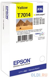 Картридж Epson C13T70144010 3400стр Желтый