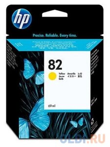 Картридж HP C4913A №82 желтый DJ500 800C