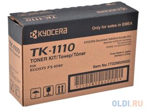 Картридж Kyocera Mita TK-1110 TK-1110 TK-1110 TK-1110 TK-1110 2500стр Черный