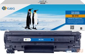Картридж лазерный GG GG-C725 черный (1600стр.) для canon imageclass MF3010 MFP/LBP-6000/6000B/6020/6020B/MF-3010, LJ P1102/1102w pro M1130/1212 H