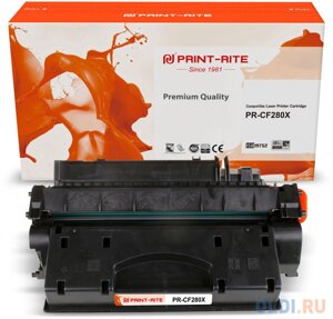 Картридж лазерный print-rite tfhakfbpu1J1 PR-CF280X CF280X черный (6900стр.) для HP LJ pro 400/M401/M425