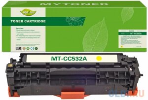 Картридж MyToner, аналог HP CC532A/304A/Canon 718 желтый 2.8k с чипом