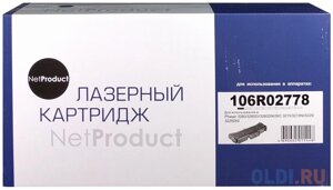 Картридж NetProduct 106R02778 для Xerox Phaser 3052/3260/WC 3215/3225 черный 3000стр