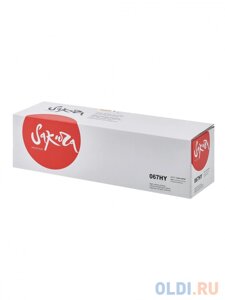 Картридж sakura 067HY (5103C002) для canon i-sensys LBP631/LBP633/MF651/MF655/MF657, желтый, 2350 к.