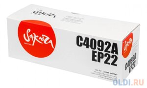 Картридж Sakura C4092A/EP22 для HP, Canon LJ 1100/LJ 1100A/LJ 3200, черный, 2500 к.