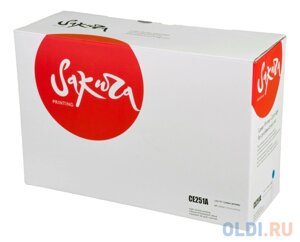 Картридж sakura CE251A (504A) для HP LJ CM3530MFP/LJ CM3530fsmfp/LJ CP3525/LJ CP3525n/LJ CP3525dn/LJ CP3525x, голубой, 7000 к.