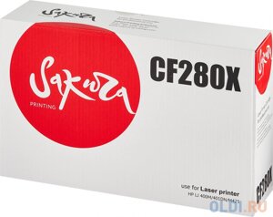 Картридж Sakura CF280X 6900стр Черный