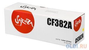 Картридж Sakura CF382A (312A) для HP MFP-M476, желтый, 2700 к.