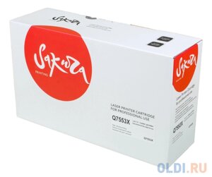 Картридж Sakura Q7553X (53X) для HP LJ P2014/LJ P2015/LJ M2727mfp, черный, 6000 к.