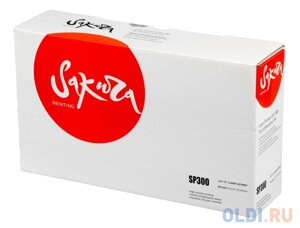 Картридж Sakura SP300 для Ricoh Aficio SP300DN, черный, 1500 к.