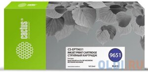 Картридж струйный Cactus CS-EPT9651 черный (187мл) для Epson WorkForce Pro WF-M5299DW/M5799DWF