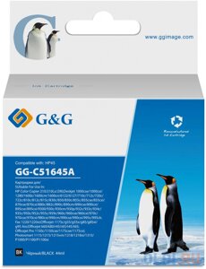 Картридж струйный GG GG-C51645A черный (44мл) для HP DJ 710c/720c/722c/815c/820cXi/850c/870cXi/880c