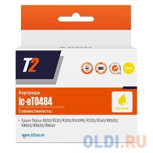 Картридж T2 C13T048440 для Epson Stylus Photo R200/R300/RX500/RX600 желтый IC-ET0484