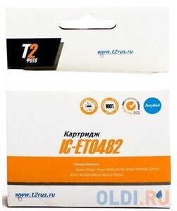 Картридж T2 IC-ET0482 430стр Голубой