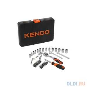 KENDO набор инструмента 1/4 с трещоткой 42 шт 90562