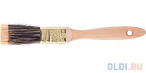 Кисть плоская Golden 1, искусственная щетина, деревянная ручка MTX