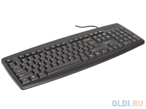 Клавиатура Gembird KB-8351U-BL, черный, USB, 104 клавиши