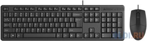 Клавиатура + мышь A4Tech KR-3330S клав: черный мышь: черный USB