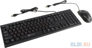 Клавиатура + мышь Oklick 630M клав: черный мышь: черный USB