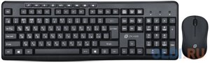Клавиатура + мышь Оклик 225M клав: черный мышь: черный USB беспроводная Multimedia
