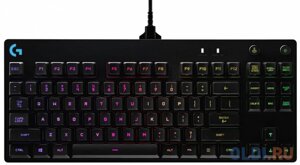 Клавиатура проводная Logitech Gaming PRO USB черный 920-009393