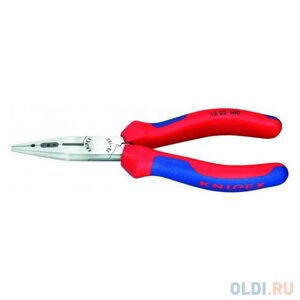 KNIPEX Плоскогубцы для монтажа проводов фосфатированные, черного цвета 160 мм {Длина232 Ширина82 Высота19}KN-1302160]