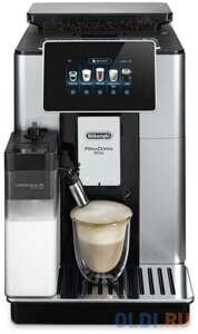 Кофемашина Delonghi ECAM610.55. SB 1450Вт черный/серебристый