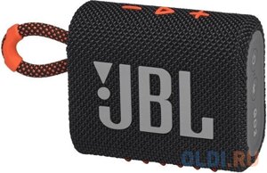 Колонка портативная 1.0 (моно-колонка) JBL GO 3 Черный Оранжевый