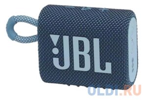 Колонка портативная 1.0 (моно-колонка) JBL GO 3 Голубой