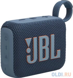 Колонка портативная JBL GO 4 Blue [4.2 Вт, Bluetooth 5.3, Время работы - 7 ч.