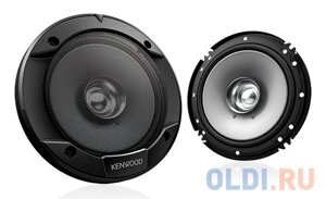 Колонки автомобильные Kenwood KFC-S1656 (без решетки) 330Вт 87дБ 4Ом 16см (6.5дюйм) (ком. 2кол.) коаксиальные однополосные