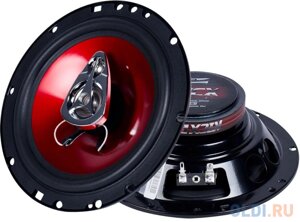 Колонки автомобильные Kicx SP 165 130Вт 90дБ 4Ом 16.5см (6 1/2дюйм) (ком. 2кол.) коаксиальные трехполосные