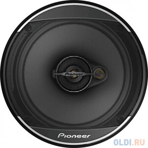 Колонки автомобильные Pioneer TS-A1678S 320Вт 91дБ 4Ом 16.5см (6 1/2дюйм) (ком. 2кол.) коаксиальные трехполосные