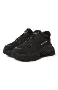 Комбинированные кроссовки Triple S Balenciaga