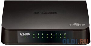 Коммутатор D-Link DES-1016A/E2A 16x100Mb неуправляемый