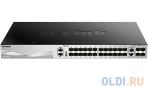 Коммутатор D-Link DGS-3130-30S/B1A 2x10G управляемый