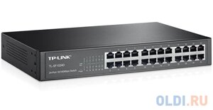 Коммутатор TP-LINK TL-SF1024D 24-портовый 10/100 Мбит/с настольный/монтируемый в стойку коммутатор