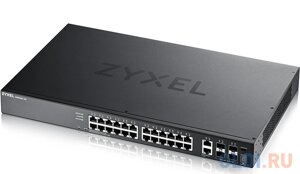 Коммутатор/ Zyxel XGS2220-30F L3 Access switch , rack 19, 24xSFP, 2xRJ-45: 1/2.5/5/10G, 4xSFP+standalone/cloud management